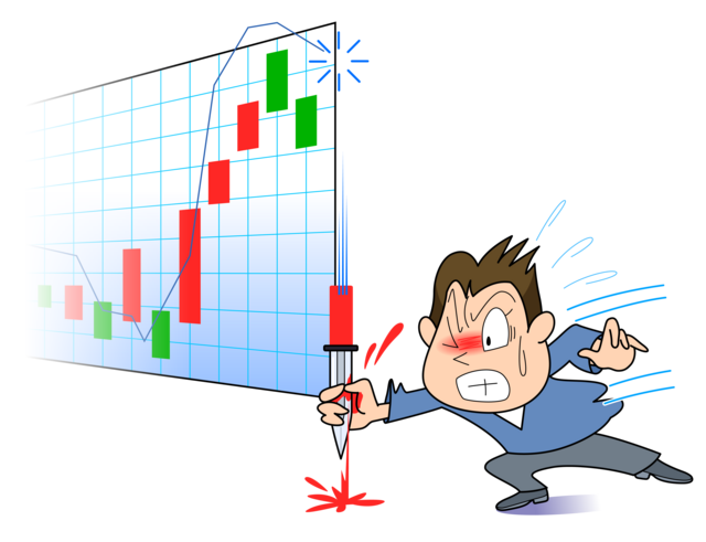 The downtrend…never catch a falling knife